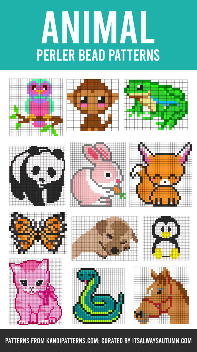 The GIANT list of Perler Bead Patterns {fuse beads, melty beads} - It's ...