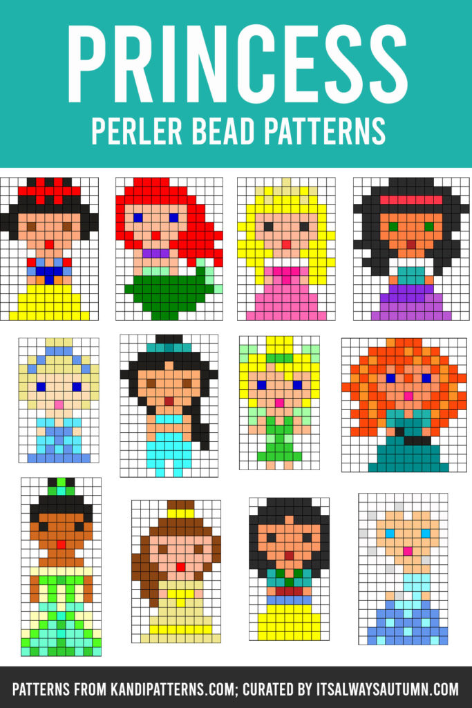 The GIANT list of Perler Bead Patterns {fuse beads, melty beads} - It's ...