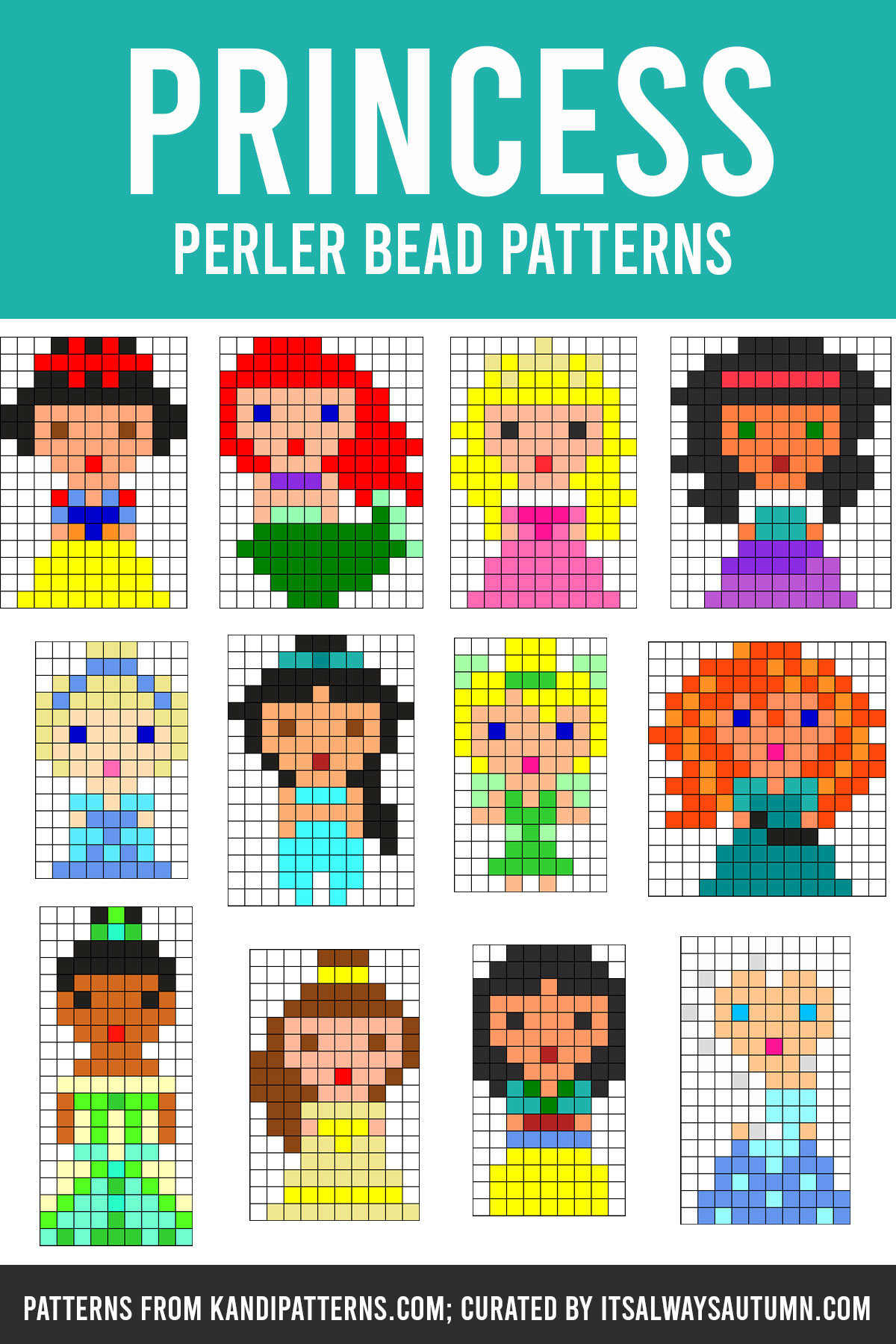 Perler Disney Princess Fused Bead Activity Kit