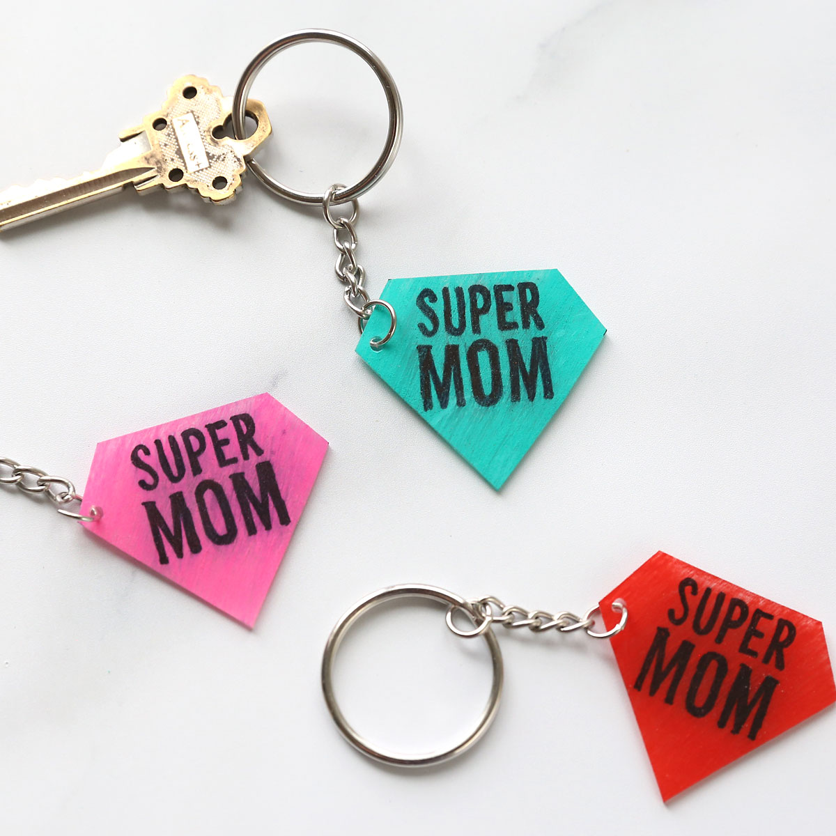 Shrinky Dink Key Chain - Juggling Act Mama