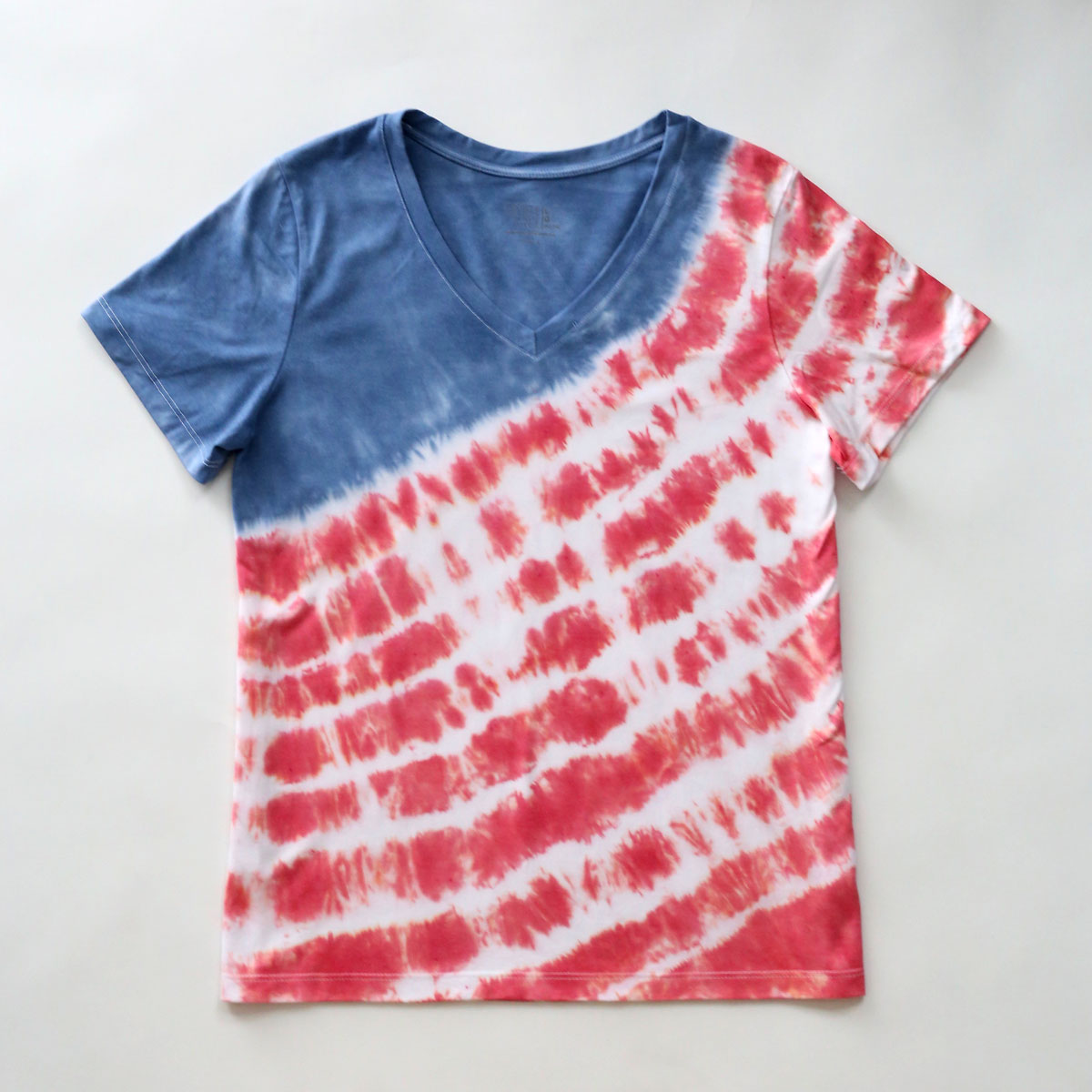 DIY Red, White and Blue Tie Dye Shirt for the Fourth of July - It's Always  Autumn