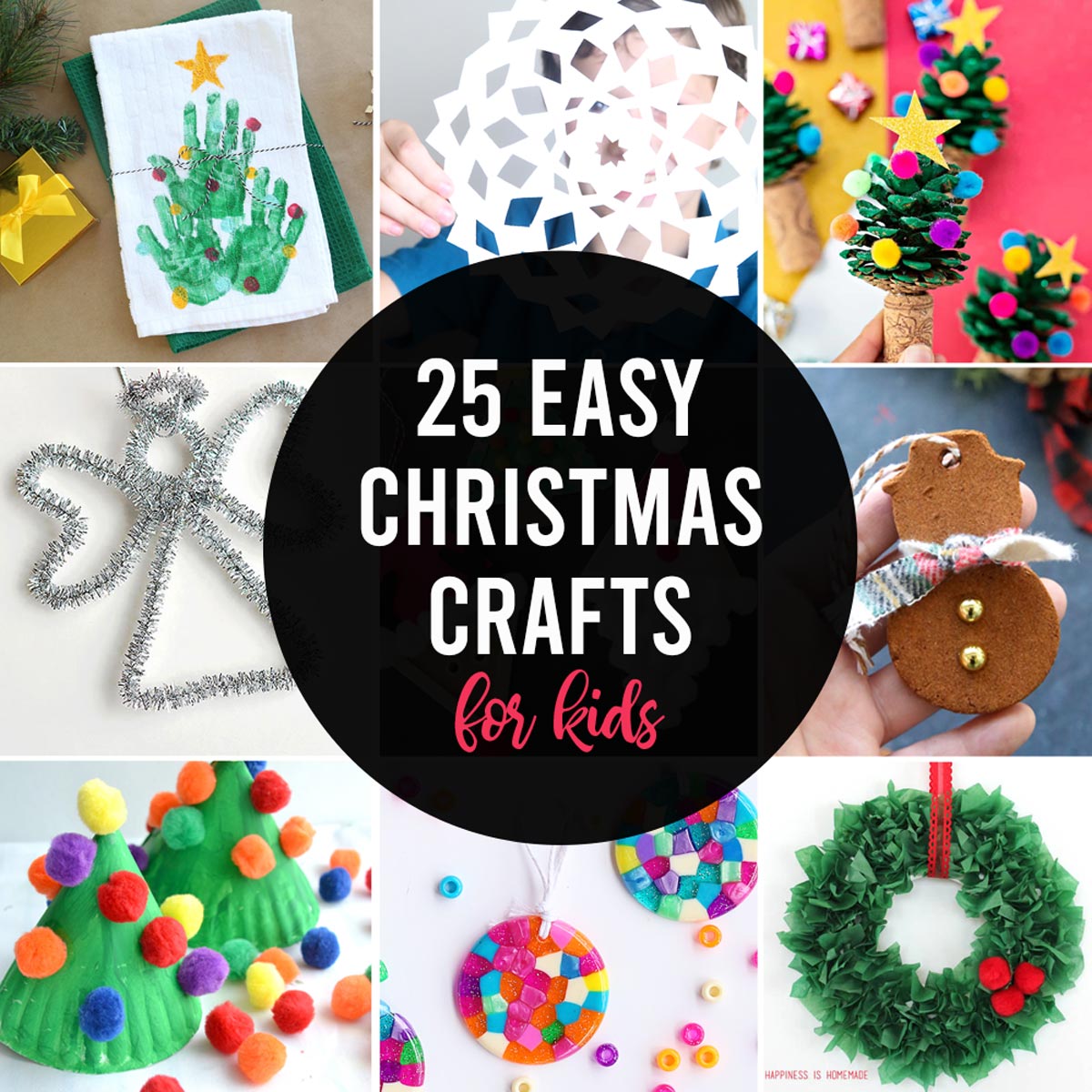 25 Easy Christmas Crafts for Kids to Make