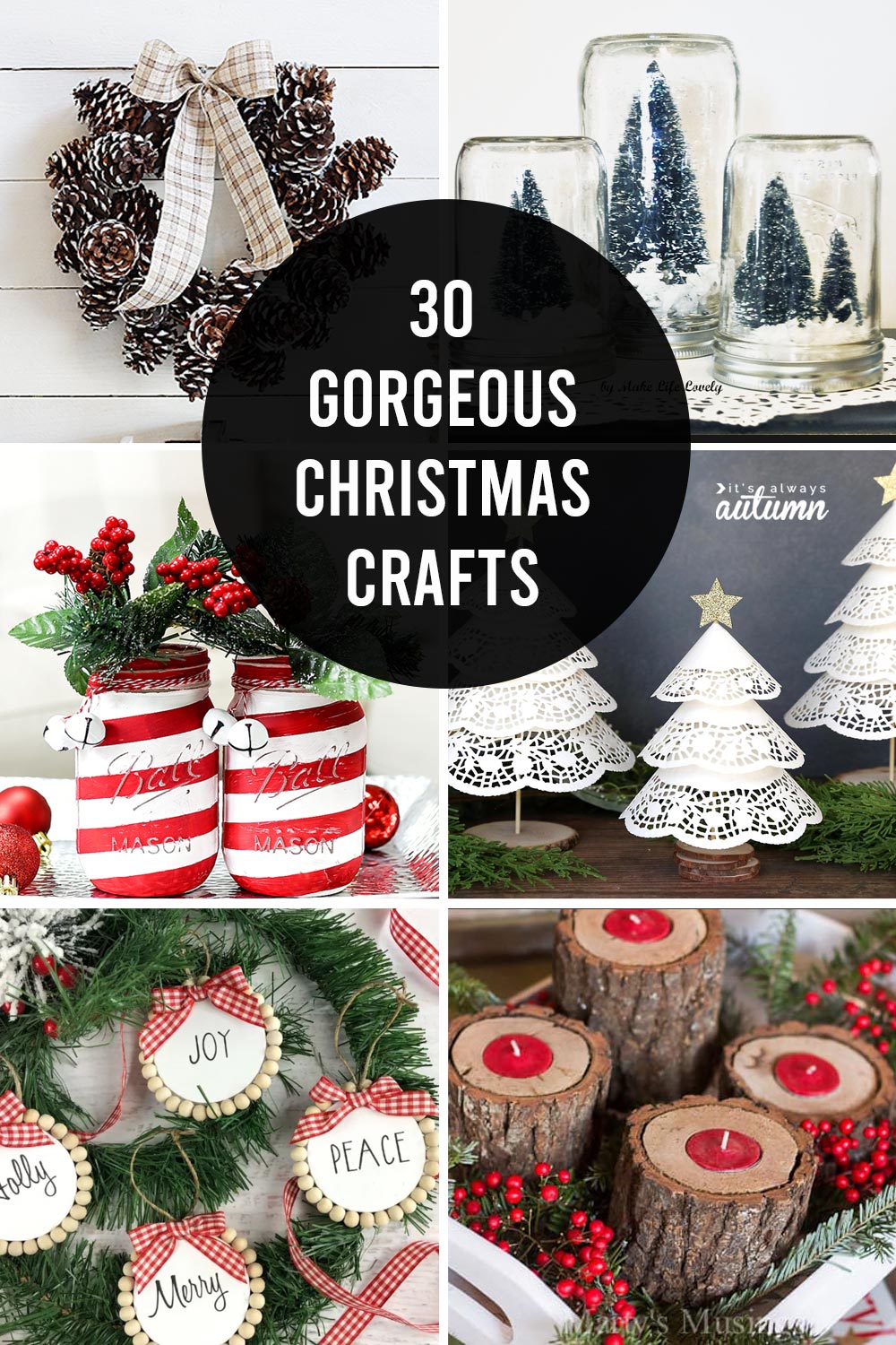 30 Beautiful DIY Homemade Christmas Ornaments to Make