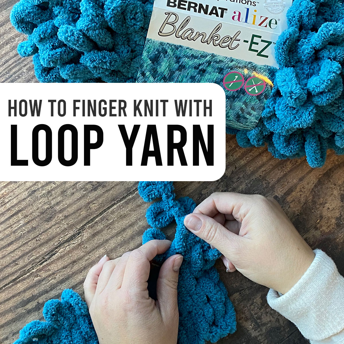 Loop Yarn Patterns - How to Make a Loop Yarn Scarf 