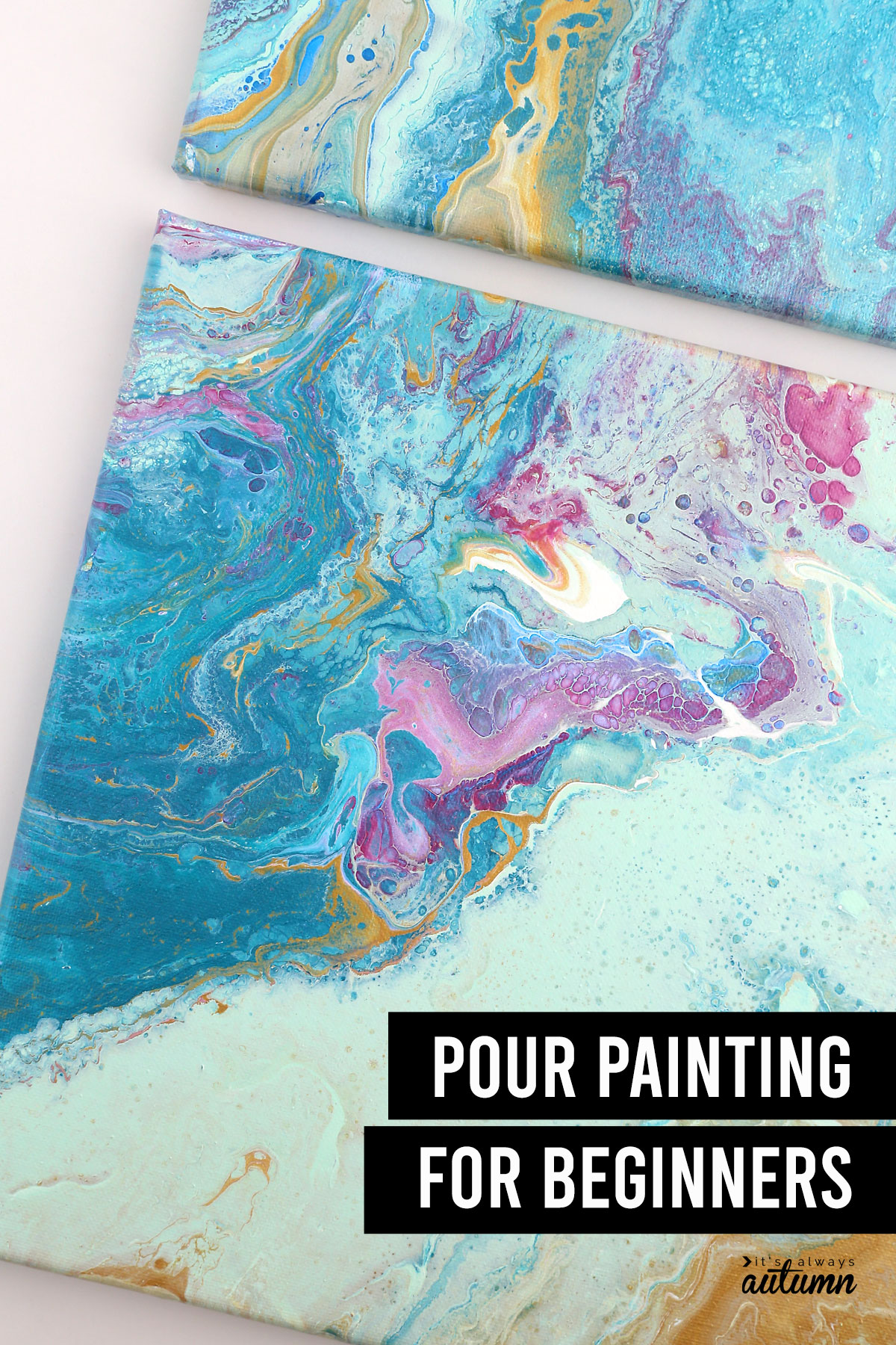 5 Basic Acrylic Pour Techniques to Master