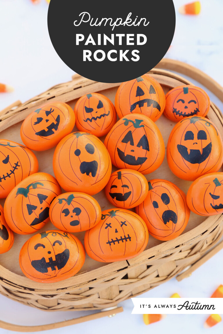 Pumpkin Painted Rocks