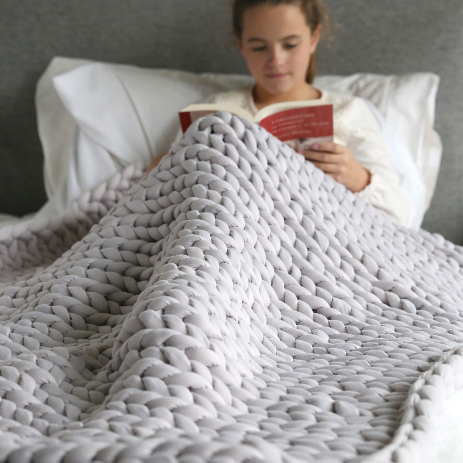 HOW TO KNIT A YARN BEE CHUNKY THROW - Decorate with Tip and More