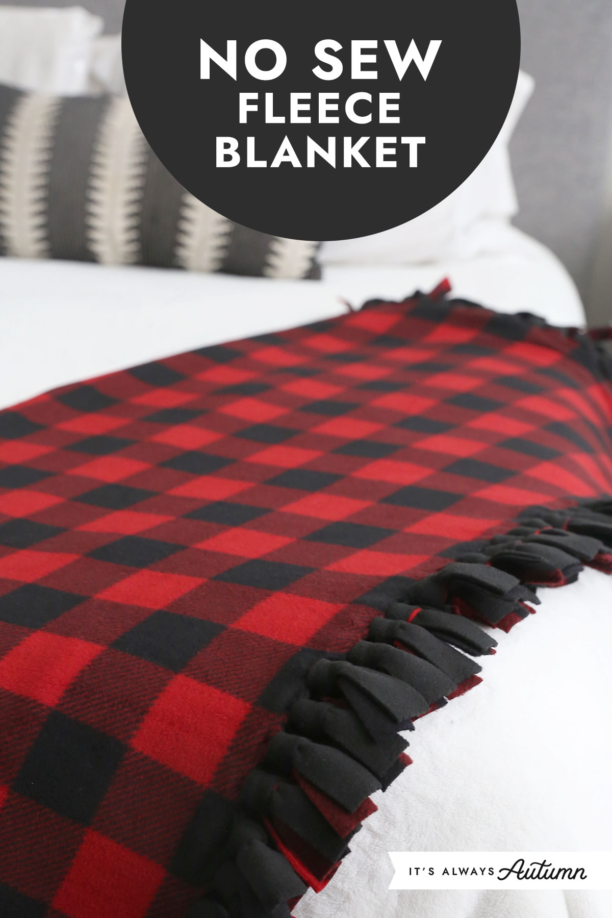 4 different ways to tie a fleece blanket 