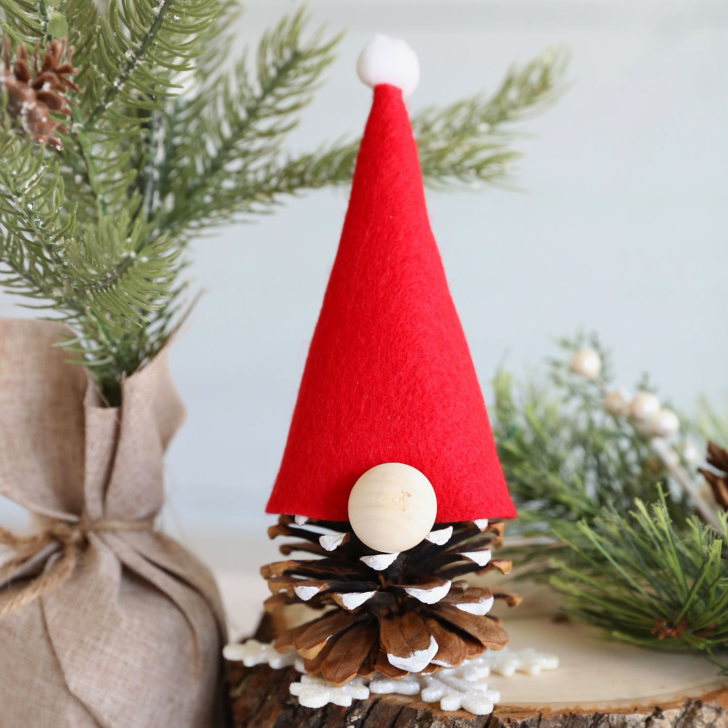 Easy DIY Gnome Ornaments (for Christmas Tree) - Bloom