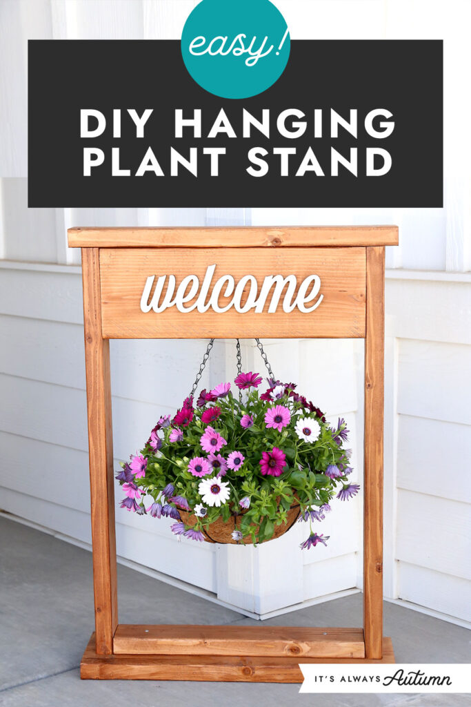 Easy DIY Hanging Plant Stand - It's Always Autumn