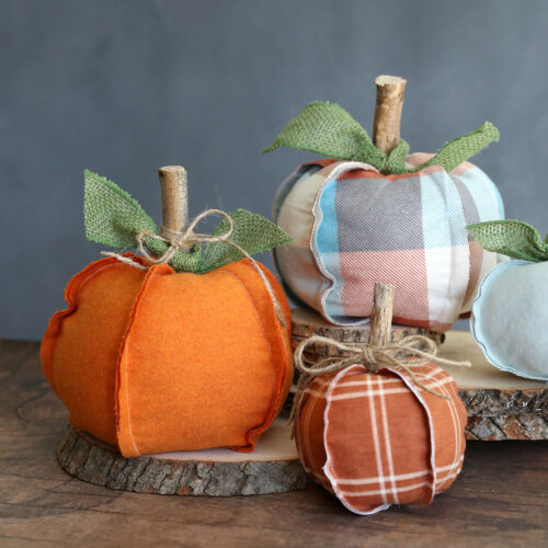 Easy DIY Fabric Pumpkins - It's Always Autumn