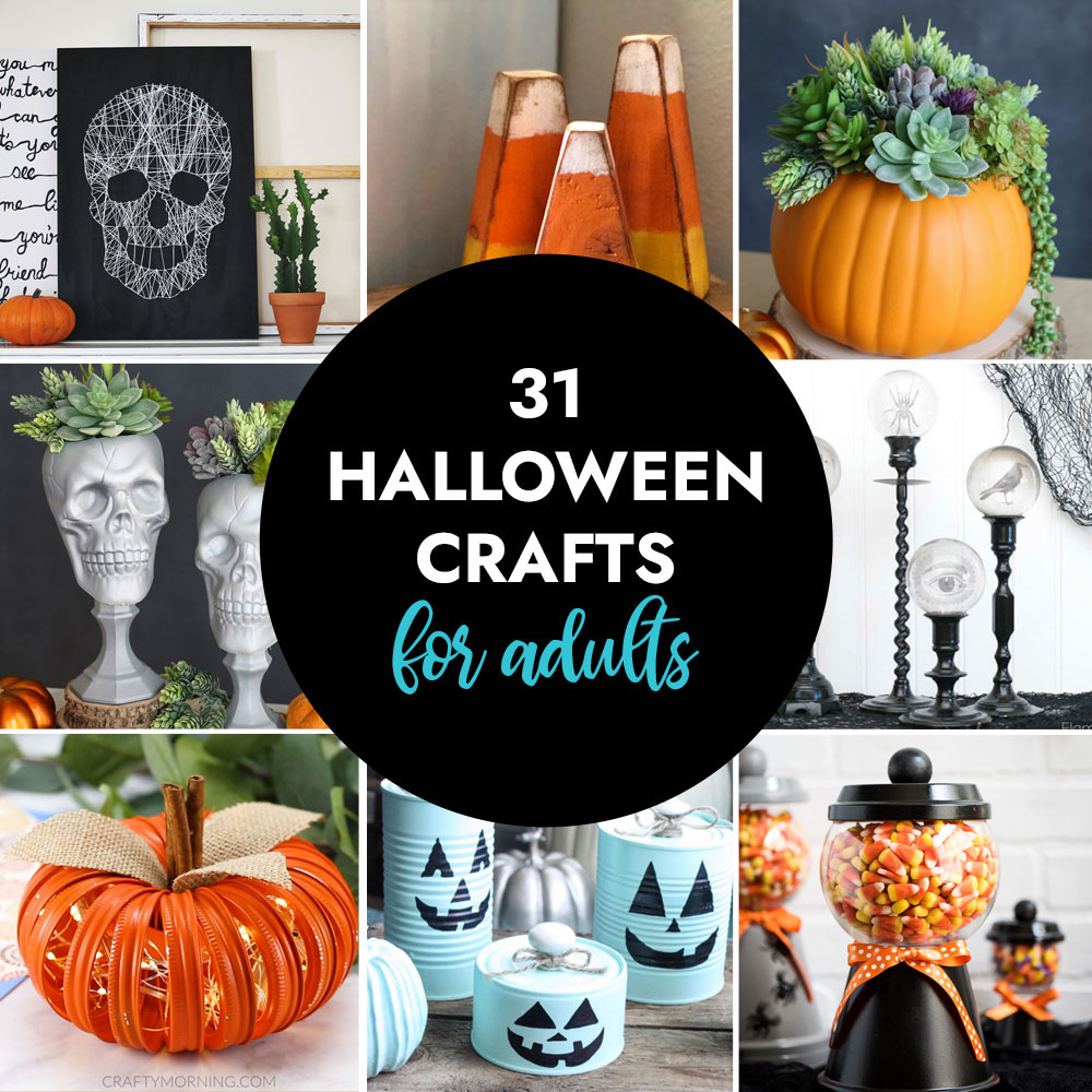 halloween crafts adults featured