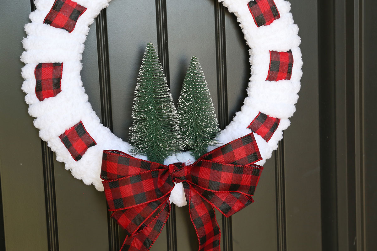 Please Note: DIY Yarn Wreath