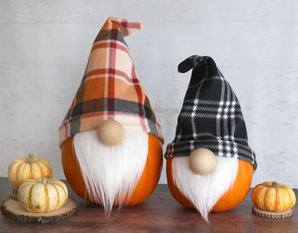 Gnome Pumpkin Decorating Idea - It's Always Autumn