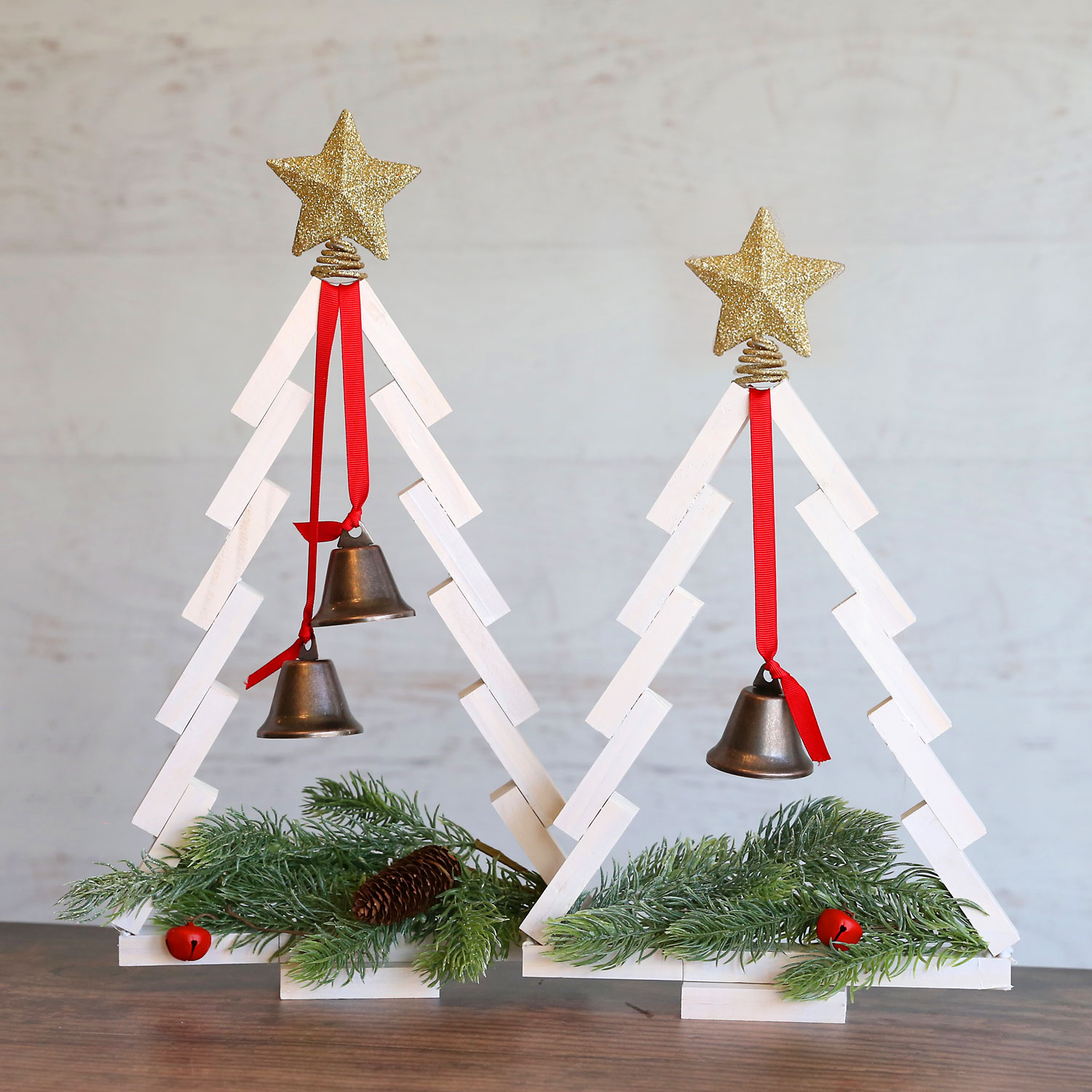 How We Made Christmas Bells Using Dollar Tree Items