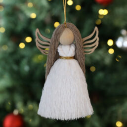 Easy Macrame Angel Ornament - It's Always Autumn