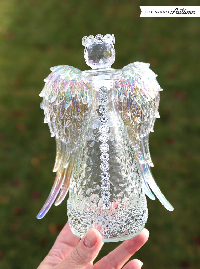 Diy Glass Bottle Angel It S Always Autumn