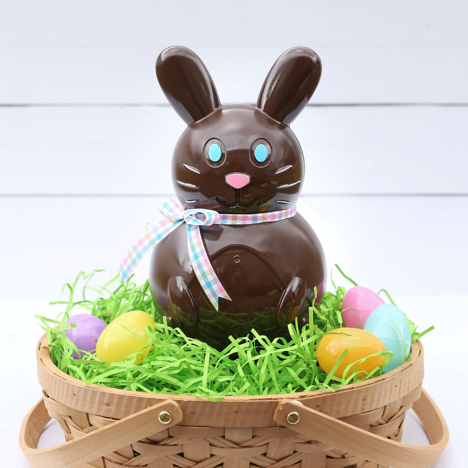 2 faux chocolate high quality easter bunnies !