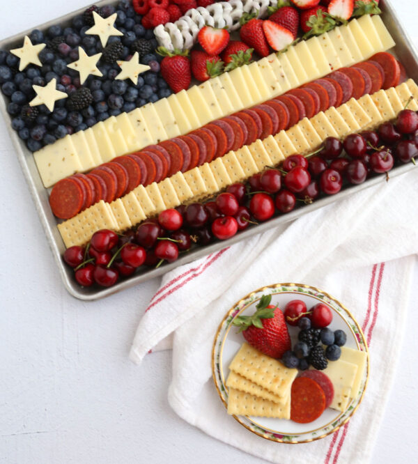 American Flag Charcuterie Board - It's Always Autumn