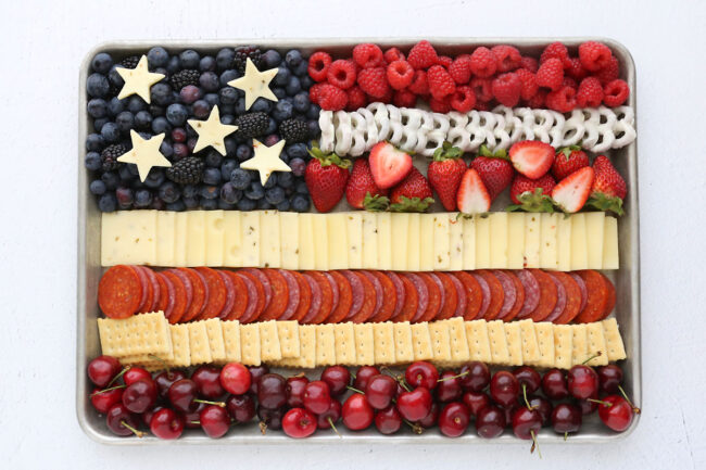 American Flag Charcuterie Board - It's Always Autumn